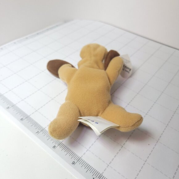 Ty McDonalds Teenie Beanie Baby - Bones The Dog 6” 1993 - Picture 7 of 9